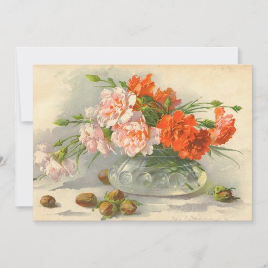 Reproduction de carte d'invitation de Catherine (Devant)