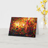 Reproduction de la carte de voeux de "Epiphanie" (Fleur jaune)