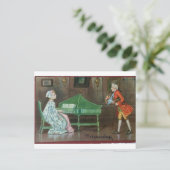 Reproduction de la carte postale Vintage (Debout devant)