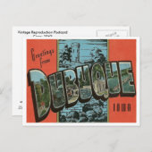 Reproduction Dubuque, Iowa Briefkaart (Voorkant / Achterkant)