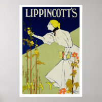 Reproduction d'une affiche publicitaire de 'Lippin