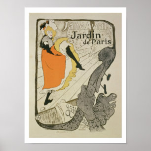Reproduction d'une affiche publicitaire "Jane Avri