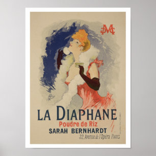 Reproduction d'une affiche publicitaire "La Diapha