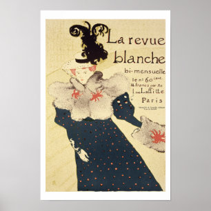 Reproduction d'une affiche publicitaire "La Revue