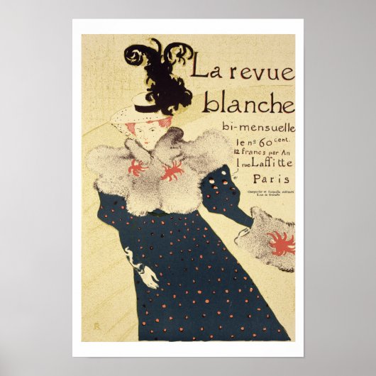 Reproduction d'une affiche publicitaire "La Revue (Devant)