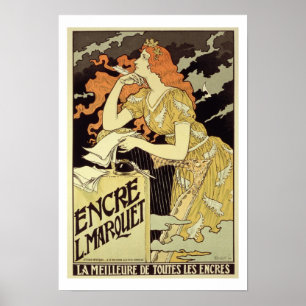 Reproduction d'une affiche publicitaire "Marquet I