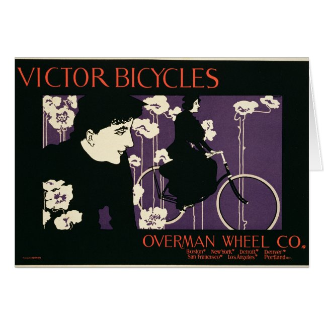 Reproduction d'une affiche publicitaire "Victor Bi (Devant horizontal)