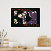 Reproduction d'une affiche publicitaire 'Victor Bi (Cuisine)