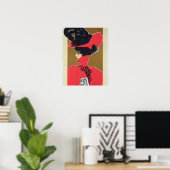 Reproduction d'une affiche publicitaire 'Zlata Pra (Bureau à domicile)