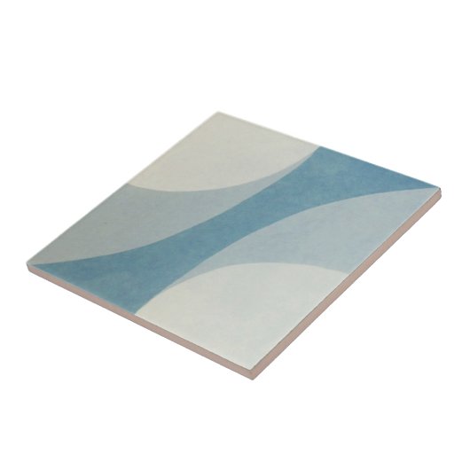 Reproduction Encaustic Cementtegel op keramiek Tegeltje (Zijkant)