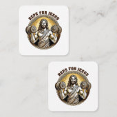 Reps voor Jezus Vierkante Visitekaartje (Voorkant / Achterkant)