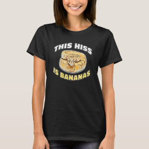 Reptiel Dit is Bananas Ball Python T-shirt