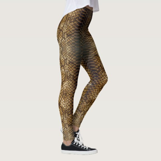Reptiel huidontwerp op een Leggings (Rechts)