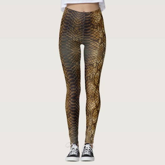 Reptiel huidontwerp op een Leggings (Voorkant)
