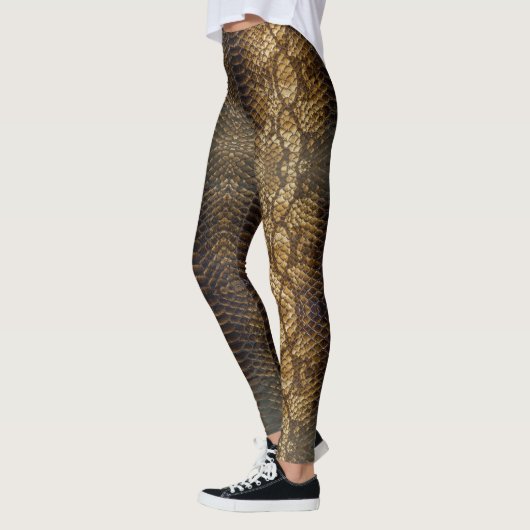 Reptiel huidontwerp op een Leggings (Links)
