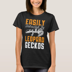 Reptiel luipaard gekko hagedis herpetologie huisdi t-shirt