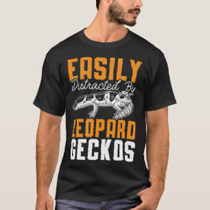 Reptiel luipaard gekko hagedis herpetologie huisdi t-shirt