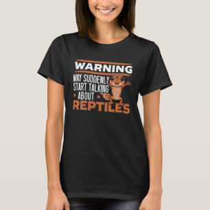 Reptiel Luipaardgekko Hagedis Herpetologie Huisdi T-shirt