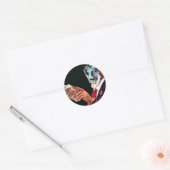 reptiel ronde sticker (Envelop)