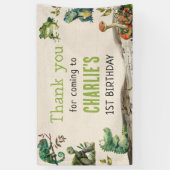 Reptiel Show verjaardagsfeestje Spandoek (Verticaal)