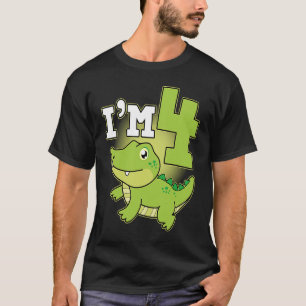 Reptielen 4e verjaardag Krokodile Reptieleigenaar T-shirt