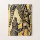 reptielen door Adolphe Millot Legpuzzel (Verticaal)