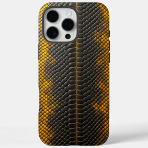 Reptielenpantser: slangenhuid iPhone 16 pro max hoesje