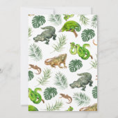 Reptielenverjaardag Kaart (Achterkant)