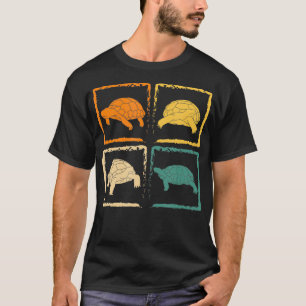  reptielschildpad Retro schildpad T-shirt