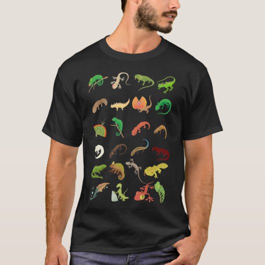 Reptieteersoorten met de gelijkvloerse hazard t-shirt (Voorkant)