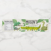 Reptile Anniversaire Étiquettes de bouteille (Étiquettes simples)