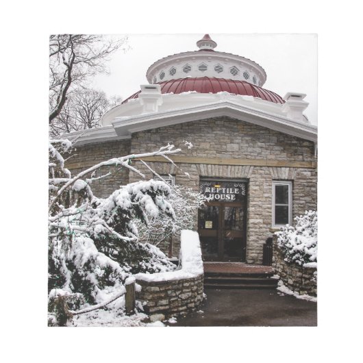 Reptile House van de dierentuin Cincinnati Notitieblok (Voorkant)