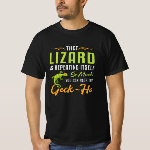 Reptile Lizard Gecko Animal Reptiles Funny Gift T-shirt