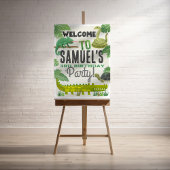 Reptile Personnalisé Anniversaire Affiche de bienv