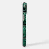 Reptiliaans chique smaragd ontwerp iPhone hoesje (Rechterkant)