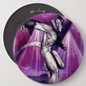 Reptillian Ronde Button 6,0 Cm (Voorkant /achterkant)