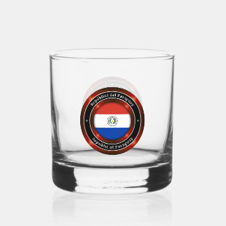 Republic of Paraguay Whisky Glas