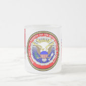 Republic-of-the-USA Seal Frosted Mok (Center)