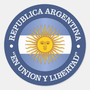 Republica Argentina Ronde Sticker