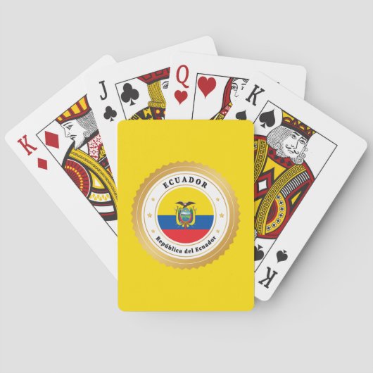 República del Ecuador  Pokerkaarten (Achterkant)