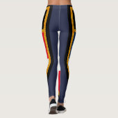 República Dominicana Flag Leggings (Achterkant)