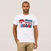 Républicain fier pour le T-shirt d'Obama (Devant entier)