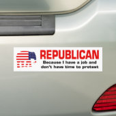 Republican - Bumpers sticker (Op auto)