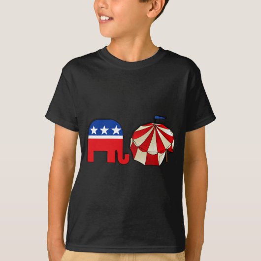 Republican Circus Elephant T-shirt (Voorkant)