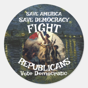 REPUBLICAN DHS CBP ICE TSA PARTIJ DOOD OVERLIJDEN RONDE STICKER