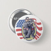 Republican Elephant Button (Voorkant /achterkant)