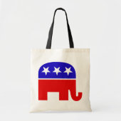 Republican Elephant Canvas tas (Voorkant)