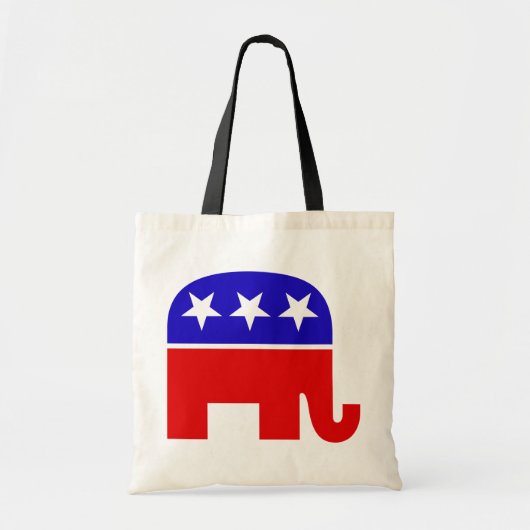 Republican Elephant Canvas tas (Voorkant)