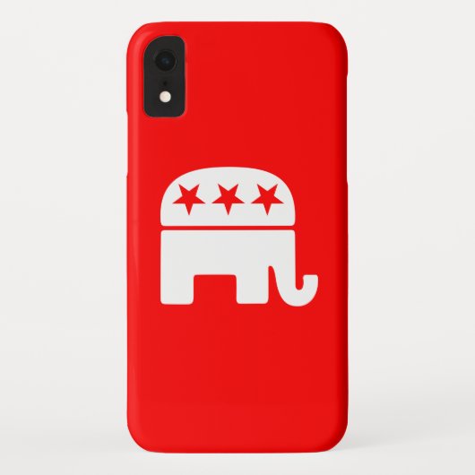 Republican Elephant Case-Mate iPhone Case (Achterkant)