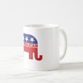 Republican Elephant Logo Koffiemok (Voorkant rechts)